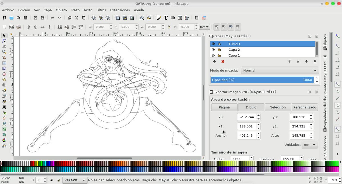 LeonDanArt's tweet photo. #PracticandoAndo  #Casual #ViernesSanto  en #Inkscape #Linux #ArchLinux #gataNegra #marvelcomics  #primeraprueba #colores   #cmyk  #rgb #artesVisuales #ArteGeek  #artedigital #vectorart #GraffArt  #disenografico #pixelart  #CambiandodeEstilo #NoSalgasdeTuCasa https://t.co/7vhw8ShDp1