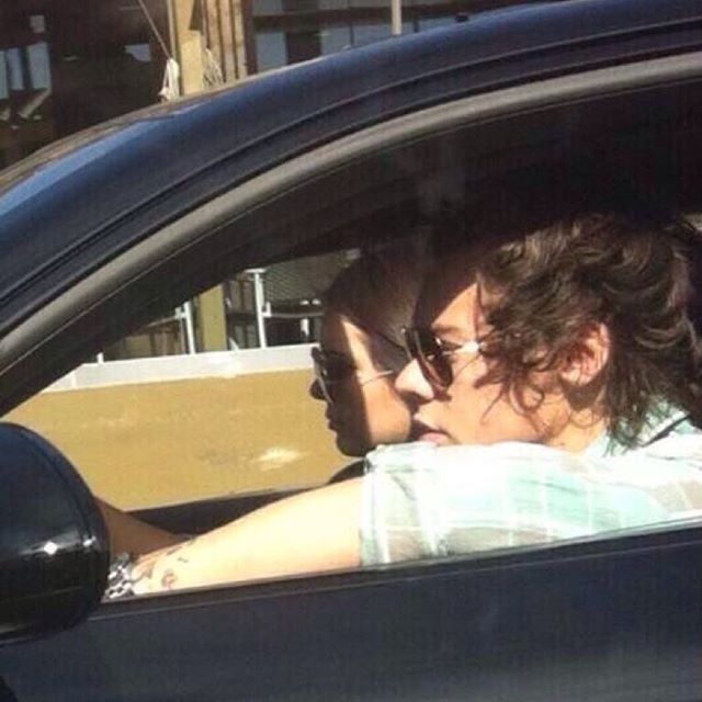 25 January 2014: They were seen driving around in LA.