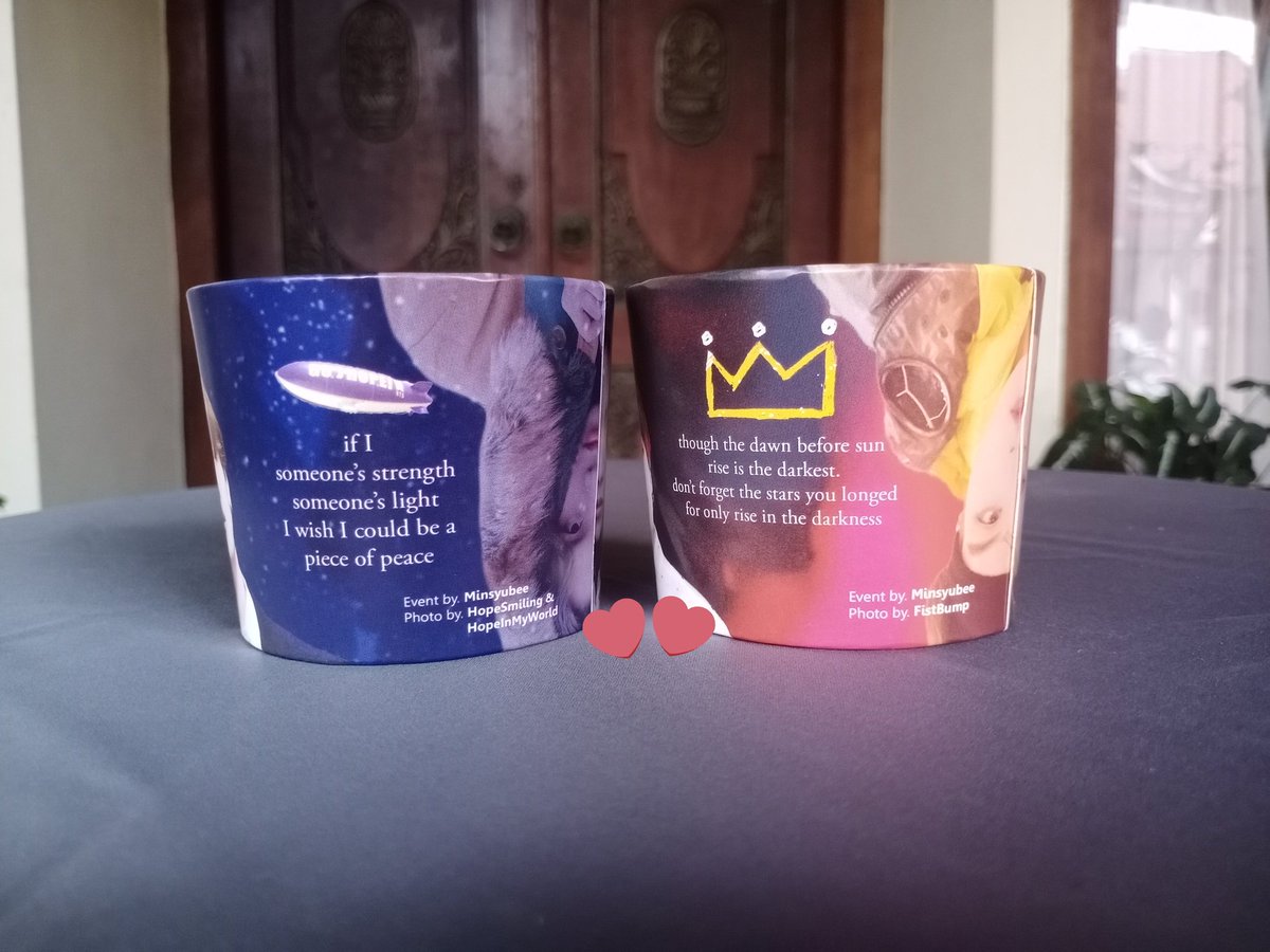 minsyubee_event's tweet photo. @pacarnyabh Suga &amp; Jhope Cupholder

Link Shopee : https://t.co/4CtYH3YXE4 https://t.co/aTAW1K4e6S