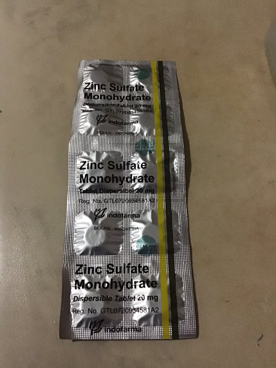 Zinc sulfate monohydrate obat apa