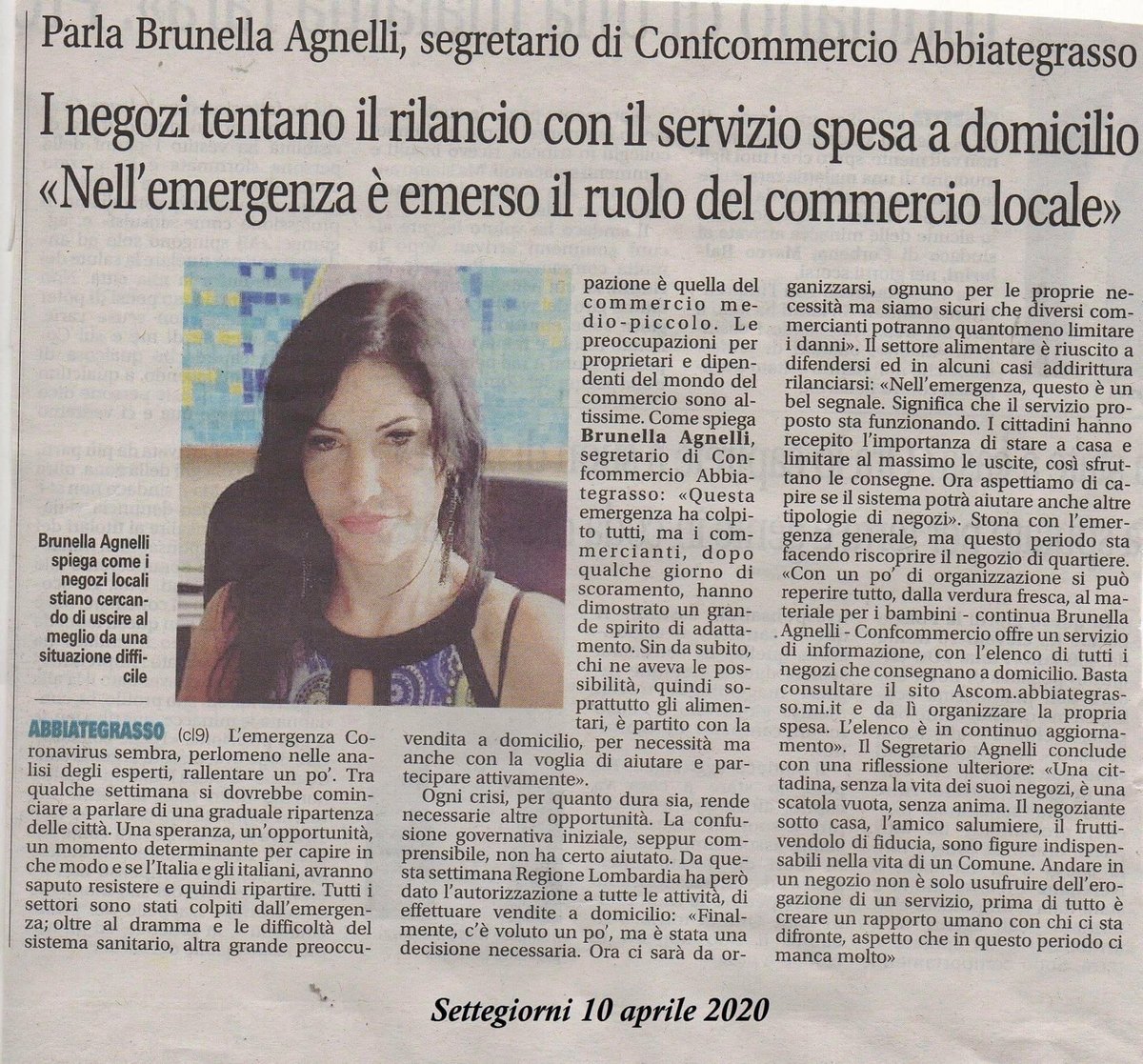andrea_boscaro's tweet photo. Commercio di prossimità E digitale: una bella riflessione di @BruAgnelli sul ruolo dei negozi per non rendere le nostre città "scatole vuote" #retail #local #ecommerce https://t.co/xmGtXnzqjJ