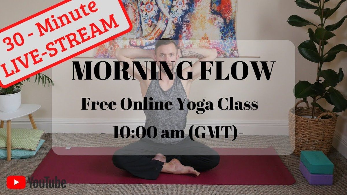Blue_E_Blogger's tweet photo. Join me for an energising Morning Flow ((Live on Youtube))! 10 am (GMT)  🧘‍♂️🧘‍♀️ 

https://t.co/y9JDTTjOXq
@mayotourism @wildatlanticIRL 
#yoga #indoors #wellbeing #inside #health https://t.co/Q2y2VoGu1N
