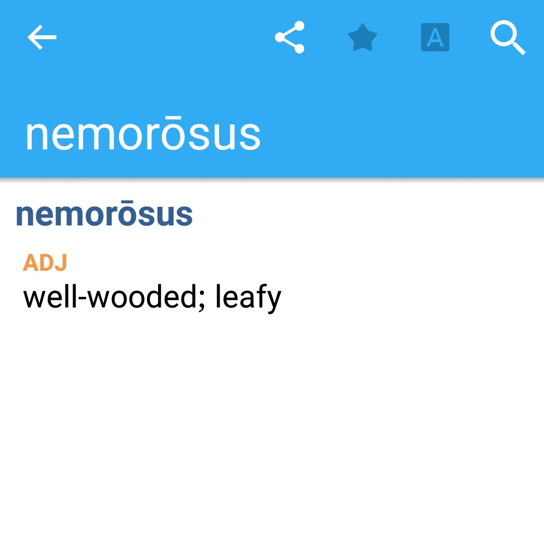 Sententiola's tweet image. When your Latin dictionary app teaches you a word you didn't know in Latin *or* English.