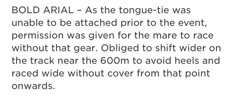 brissyraces's tweet photo. A few from the stewards report today
#lostatooth https://t.co/5k132XGeSn