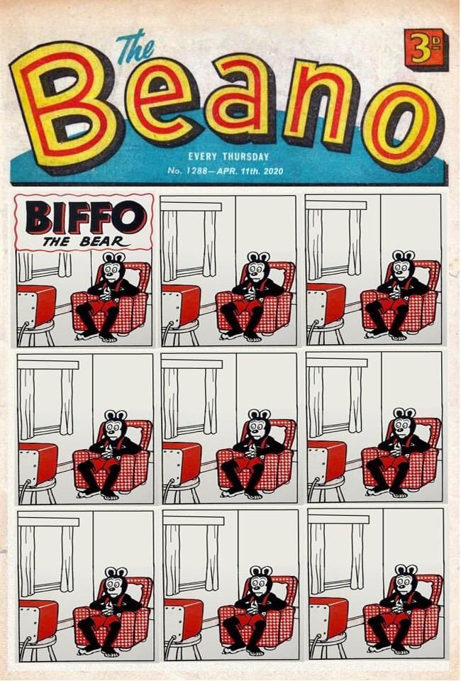 Have you managed to get a copy of The Beano's Easter edition? (Source unknown, thanks to Steve Marchant)
