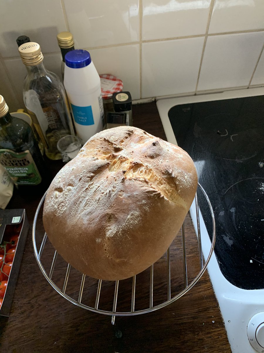 pedroramospinto's tweet photo. The results of my first loaf, guided by @realnikisegnit #lateralcooking now if I just throw £7.50 out of the window it will feel just like a regular artisan bakery product. https://t.co/OXLNF5pKlA