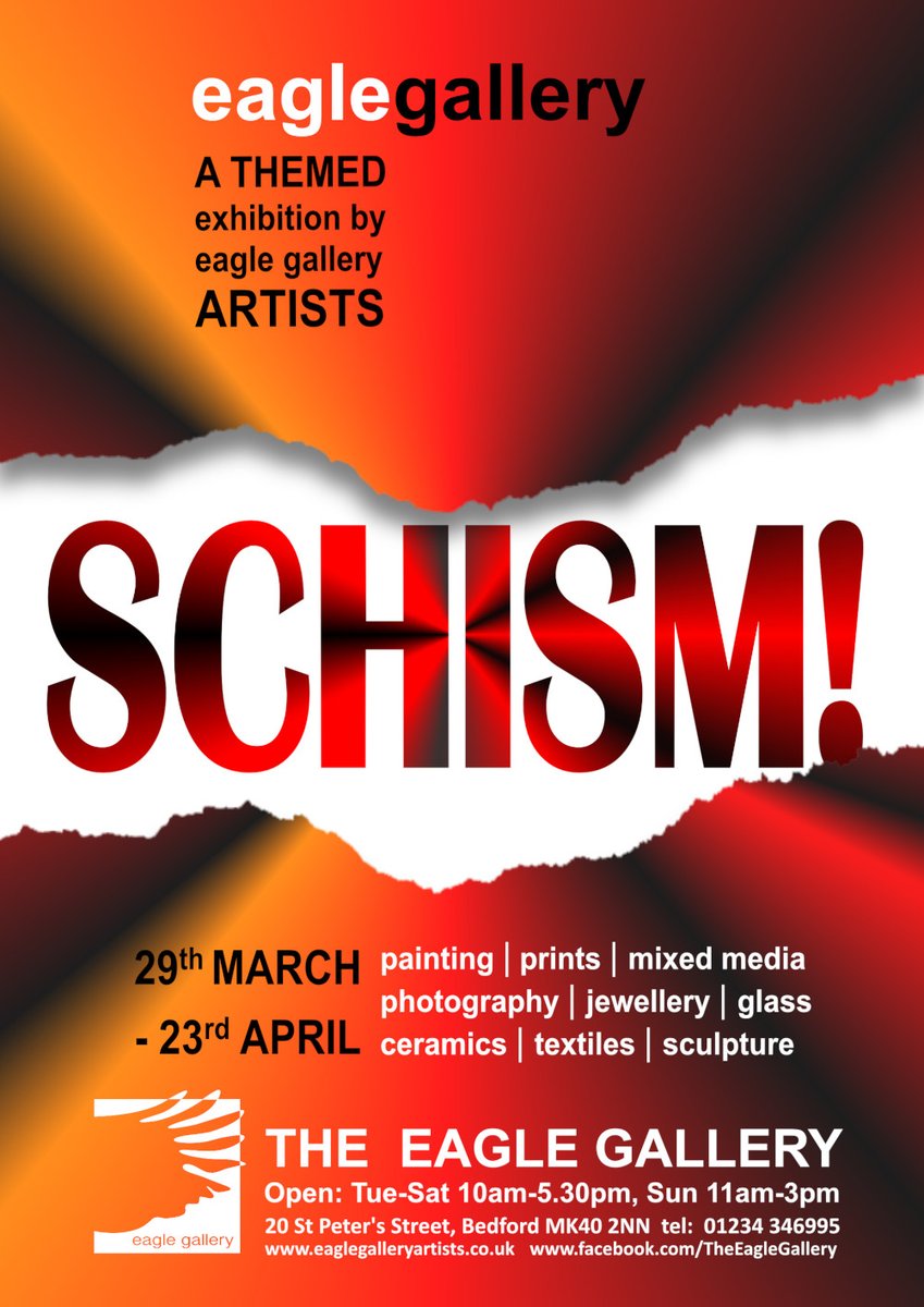 Easter greetings to you all - wherever you are - stay safe !
We should have had our themed exhibition Schism in the gallery - but until we open once again we'll show you some of the images that would have been in the gallery.
#StaySafeStayHome