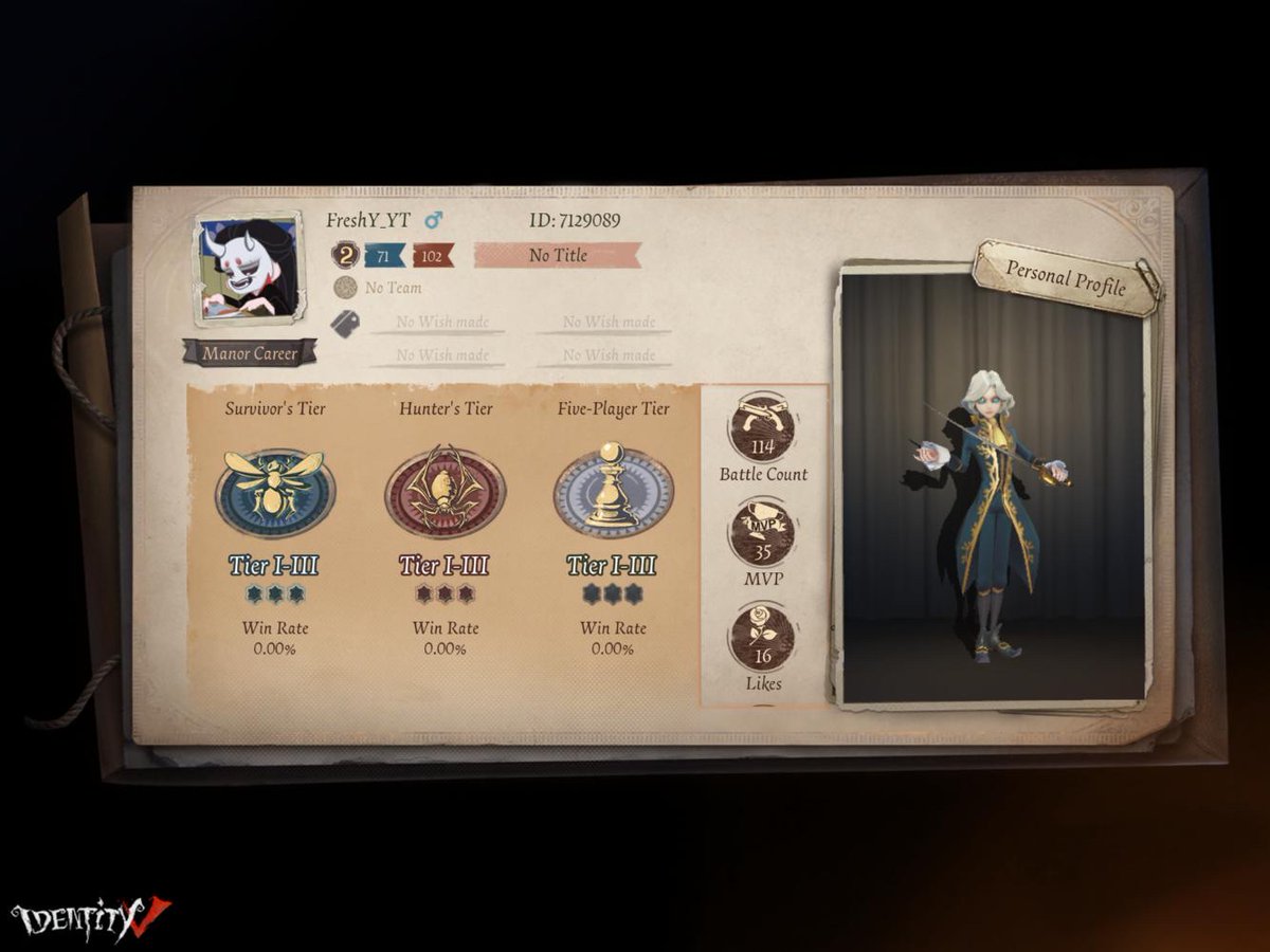 Alex I M Playing Identity V It S A Cool Game Download If You Can T Play Dbd Mobile