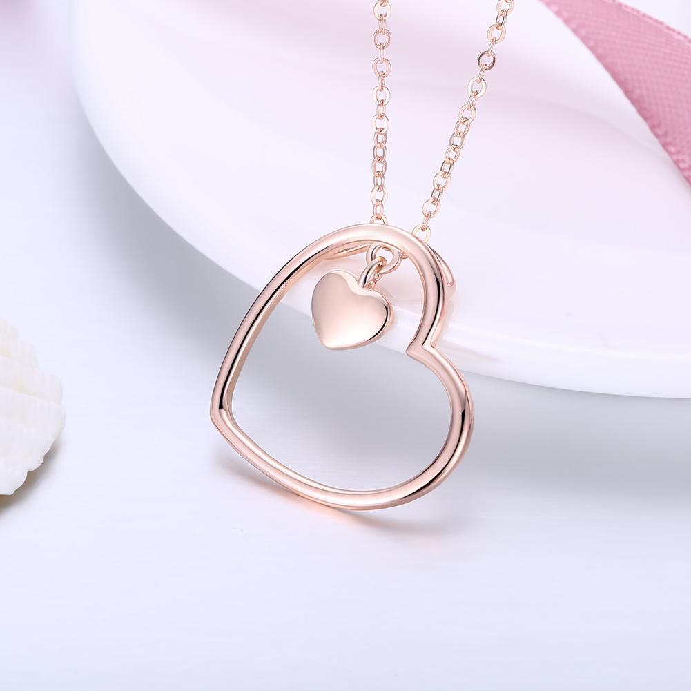 Beemong's tweet photo. Sunny Days Forever14K Rose Gold over Sterling Silver Heart Necklace https://t.co/XWup7NYTpC