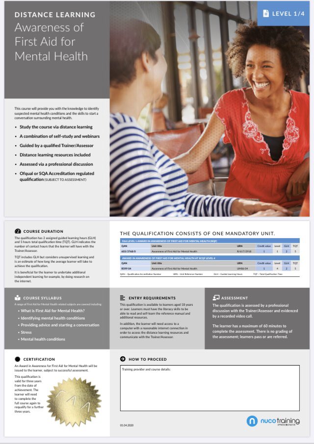 mode_mind's tweet image. Safeguarding and Mental Health distance learning courses now available.