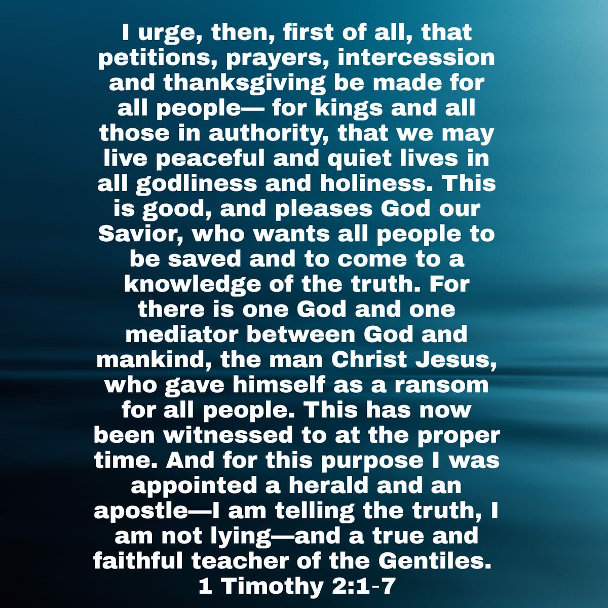 Lisa Lamb On Twitter I Urge Then First Of All That Petitions Prayers Intercession And Thanksgiving Be Made For Al Https T Co Fyfpgwhpta Https T Co 9t3y9mnwrc