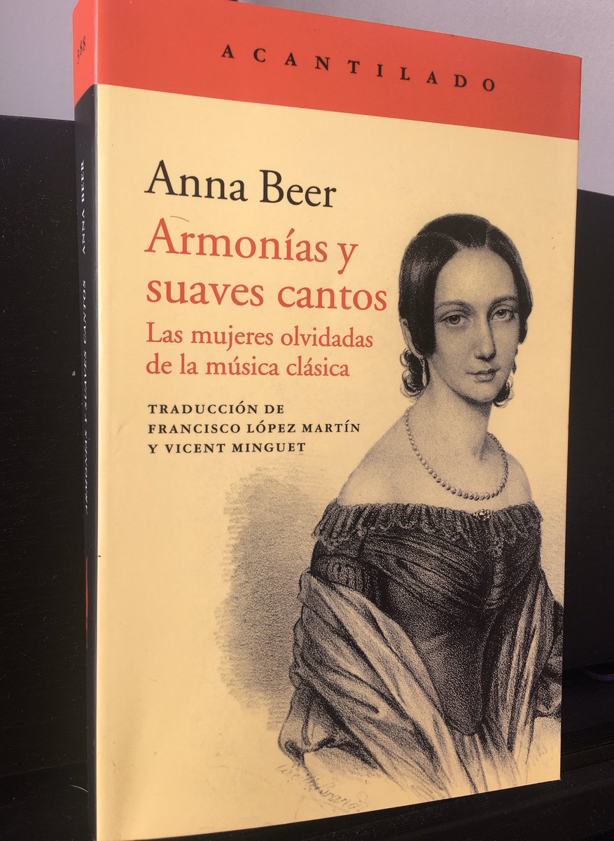 AMPAyA_EMPinto's tweet photo. #nosquedamosencasa con ‘Armonías y suaves cantos’ donde Anna Beer hace justicia a ocho compositoras, Caccini, Strozzi, Jacquet de la Guerre, Von Martines, Hensel, Schumann, Boulanger y Maconchy, que desafiando las convenciones sociales, lograron fraguar una obra propia. https://t.co/IDHO0whHZb