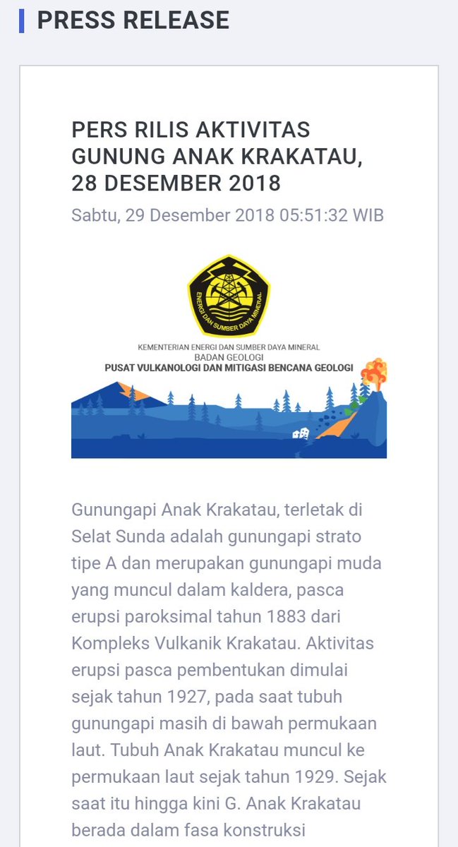 untuk kilas balik, ini ada berita tanggal 26-27 Desember 2018, terjadi hal serupa, suara dentuman yang menjadi misteri. dan ya, terjadi aktivitas dari gunung anak krakatau berupa erupsi.sumber: 1. Batam News2. Makassar Terkini3. Radar Bogor4. MAGMA ESDM