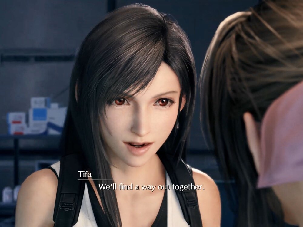 They expect me to think differently after this scene? Absolutely not   #ff7rspoilers