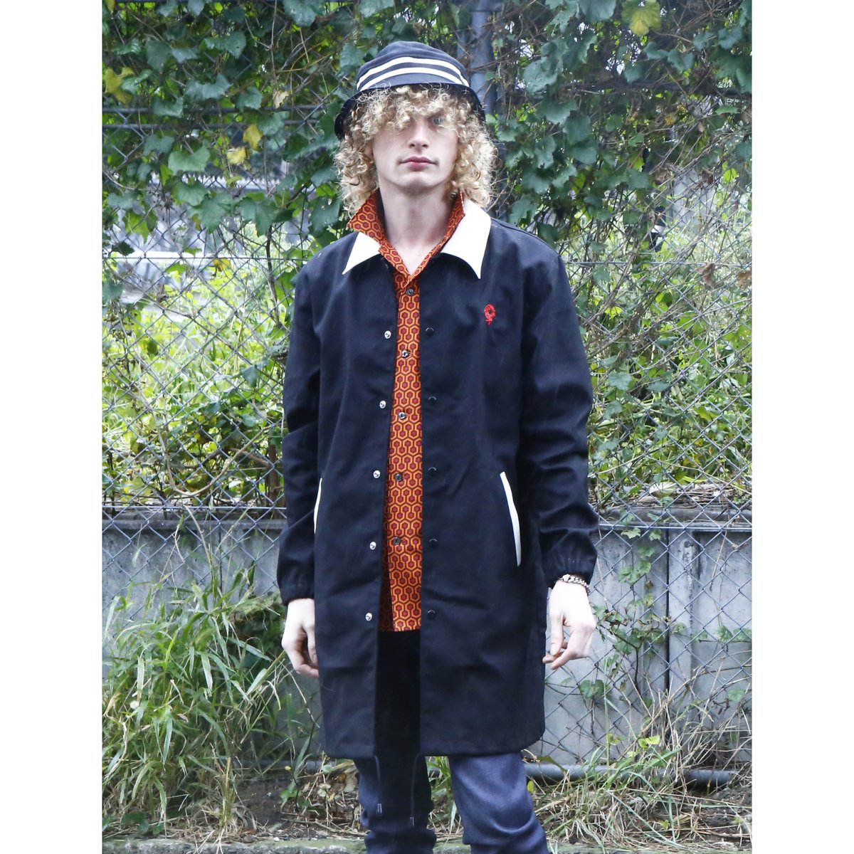 Original John OPEN COLLAR SHIRTS HONEYCOMB キューブリック