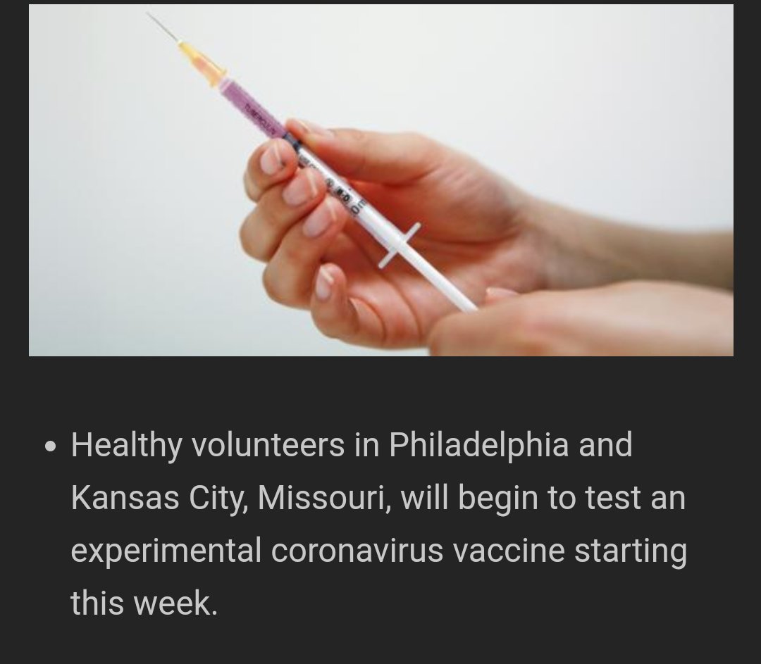 EdmundoDiazJr1's tweet photo. Funded By Bill Gates, A Potential Vaccine To Now Begin Testing In People🤔💪😎✌️🖤 https://t.co/hjJIDiAP8Q
