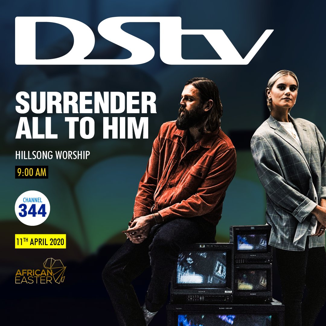 DStvUganda's tweet photo. What is your favourite song from Hillsong Worship?
Tune in to the #AfricanEaster pop-up channel 344 at 9:00AM on all DStv packages and enjoy a special non-stop session of worship. https://t.co/H7Qn9sGxSv
