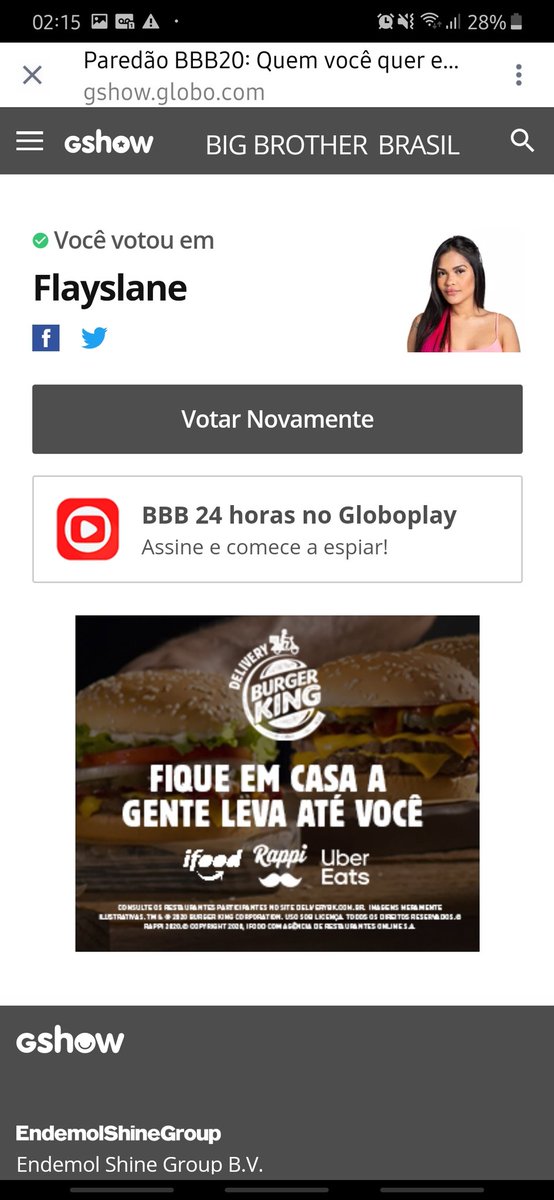 adailtoncsousa's tweet photo. Vcs já votaram pra Flay sair??
#ForaFlay #FlayExpulsa #TeamThelma https://t.co/HacIHLNq9f