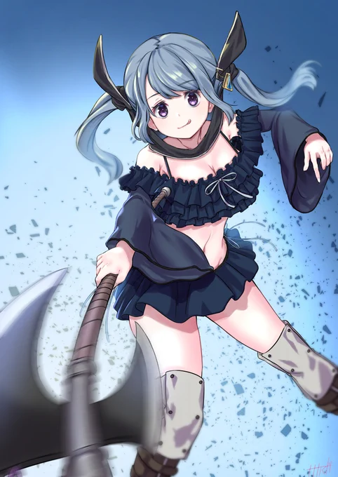 笠音ぇ! #マギレコ 
