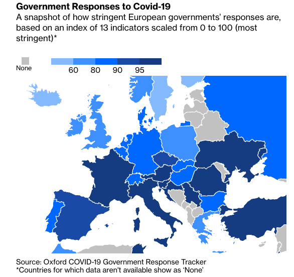 opinion's tweet photo. The most confident public signals for lifting lockdowns aren’t coming from countries with the most heavy-handed measures, such as Italy or Spain, or those taking a more lax stance, like Sweden. 

They’re coming from Austria and Denmark, which acted early https://t.co/K6MtVRob4A https://t.co/62FxVGW1dF