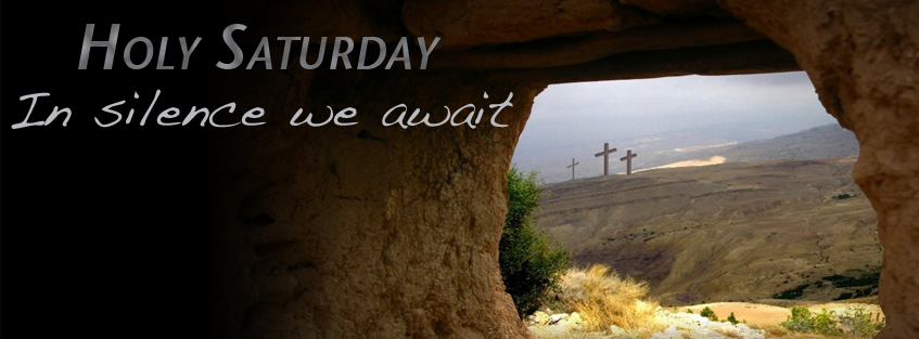 GayelleTV's tweet image. In stillness, earth awaits the resurrection. #GloriousSaturday #HolySaturday