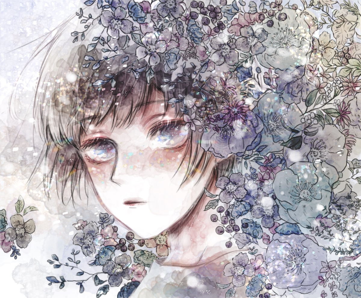 あおたま Twitter पर 無題 オリジナル 創作 イラスト 水彩 青 男の子 デジタル 落書き 花 男子 T Co Vak8ihfcfn T Co Olntuajxtl Twitter