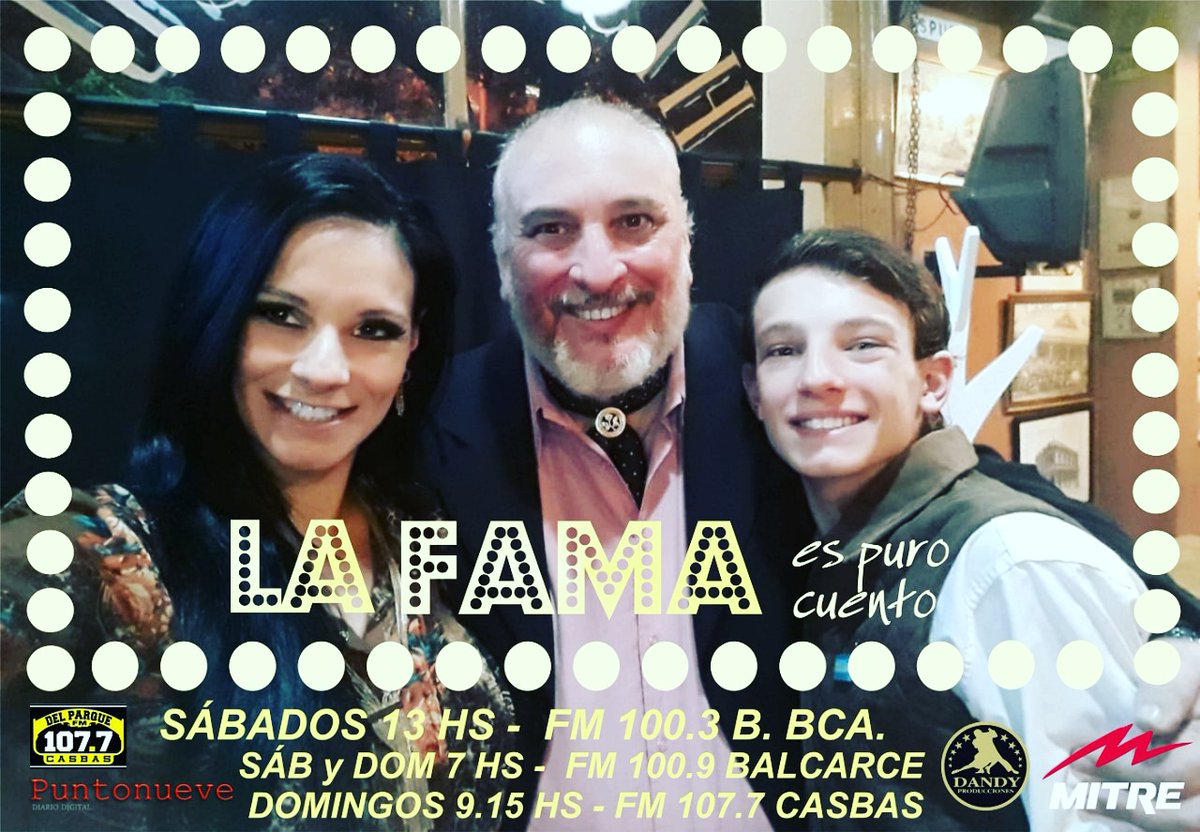 JALVALLE's tweet photo. La Fama es Puro Cuento, sábado desde las 13 hs, con la conducción de Gaby "La voz sensual del Tango" en
@MitreBahia
La columna de opinión de José Valle. #tango #música #Gaby #tango #historia #radio #lafamaespurocuento #Gardel #BahíaBlanca #discepolin https://t.co/mzFWWckx0k