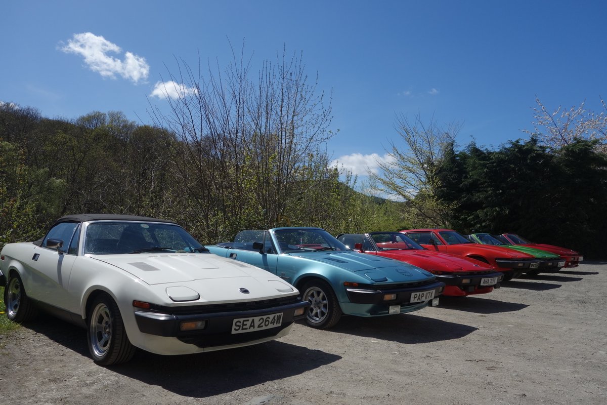 Not a recent photo … we will meet again :) #tr7 #triumph