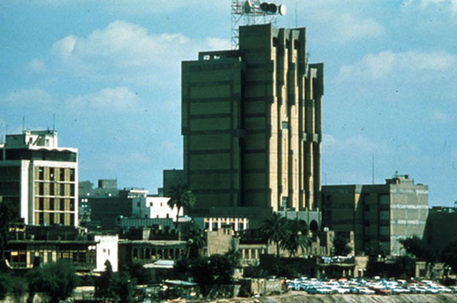 Another famous structure was Rifat Chadirji's Central Post Office in Baghdad designed in 1975
