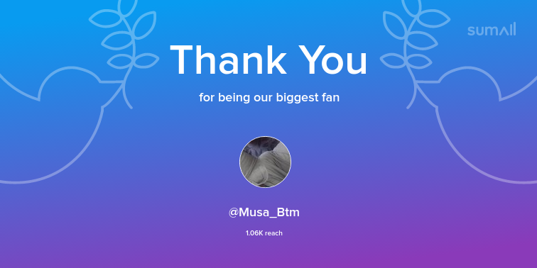 LegendW12's tweet photo. Our biggest fans this week: Musa_Btm. Thank you! via https://t.co/0lZDKpCNHm https://t.co/ehmqIm3fUk
