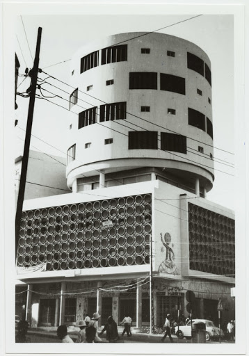 Rifat Chadirji collaborated with fellow architect Abdullah Ihsan Kamil (1919-1984) to design the Abood Building (Burj Abood) circa 1965 in Baghdad