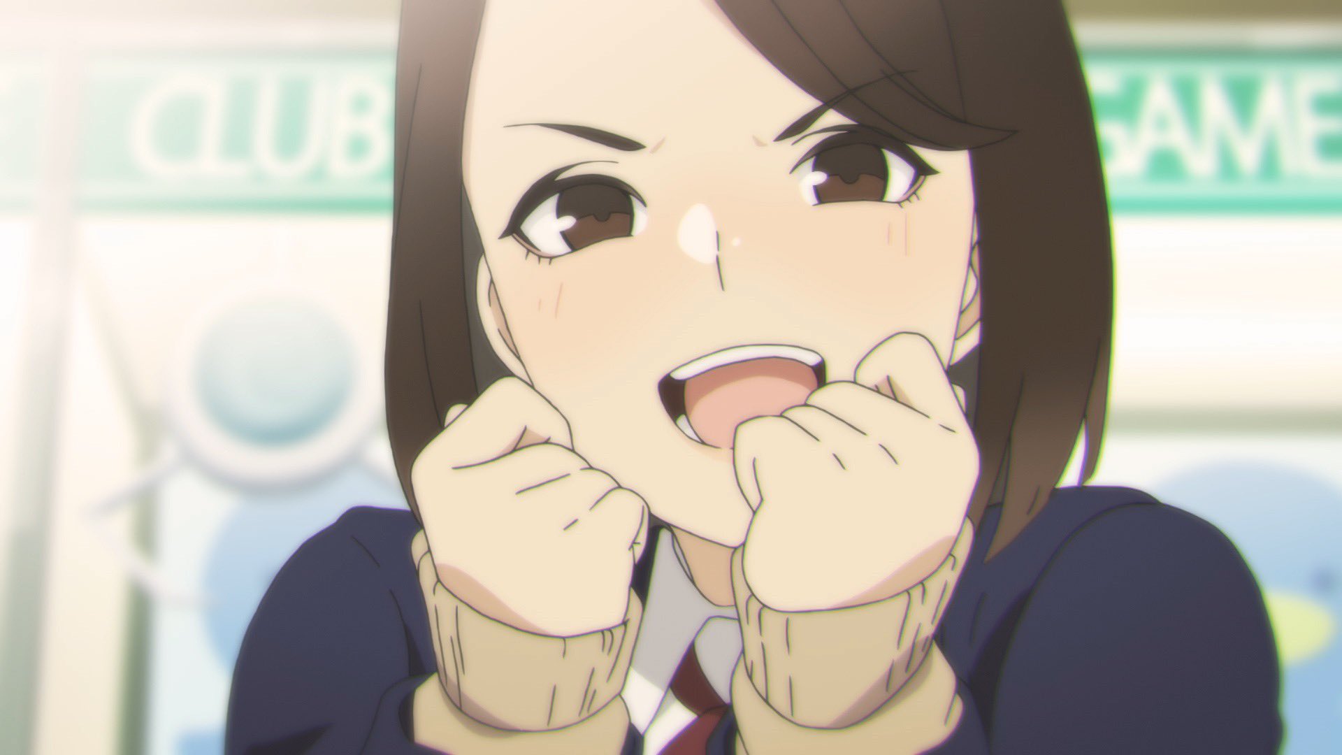 よむさんstaff アニメ みるタイツ 公式 本日4月11日は ガッツポーズの日 です みるタイツ 第12話 バレンタイツ より Ufoキャッチャーでぬいぐるみを手に入れ ガッツポーズをするレンの場面写真をお届けします アニメ みるタイツ は よむさんstaff アニメ みるタイツ 公式 本日4月11日は ガッツポーズの日 です みるタイツ 第12話 バレンタイツ より Ufoキャッチャーでぬいぐるみを手に入れ ガッツポーズをするレンの場面写真をお届けします アニメ みるタイツ は