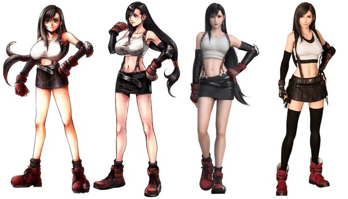 ←記憶の中のティファ →実際のティファ 