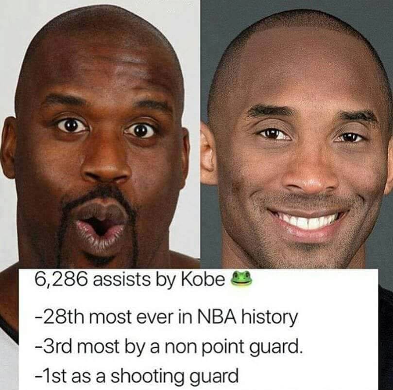 NBAMemes's tweet photo. And they said Kobe didn't pass 😡 https://t.co/6tmiJ5LJpM