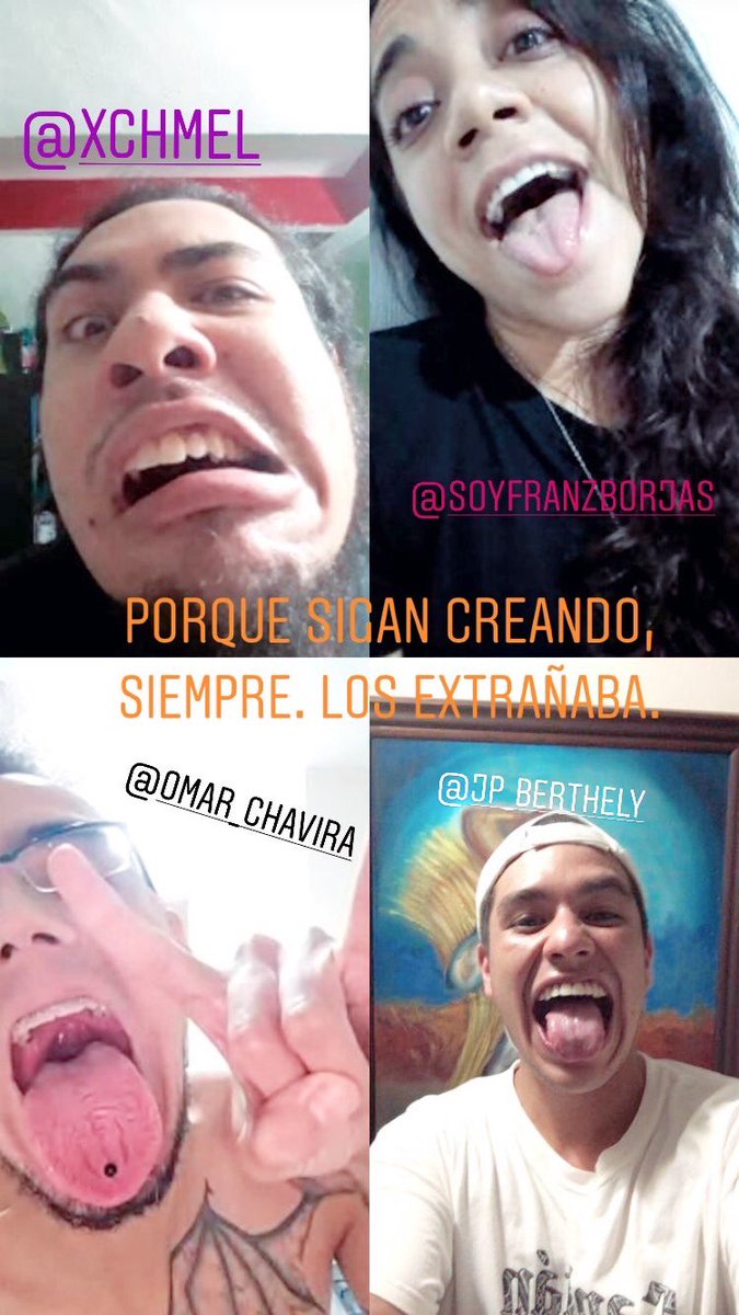 Hoy el “distanciamiento” me llevo a re conectarme con algunas de las personas con las  que creado grandes contenidos.
La creatividad es un recurso inagotable.