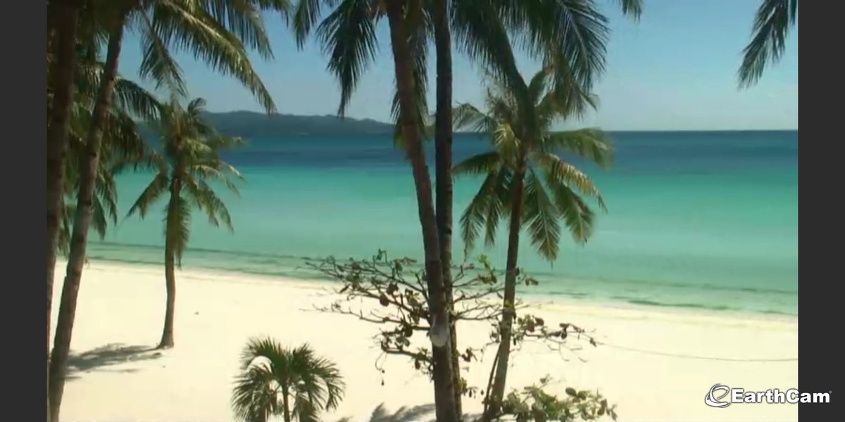 Iam_lonewarrior's tweet photo. #Boracay Beach captured Using @EarthCam https://t.co/rhZNLqKcrb