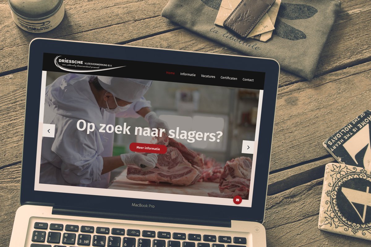 Fijn het paasweekend in! Voor Driessche Vleesverwerking BV hebben wij een nieuwe website gemaakt waarop ook actuele vacatures getoond worden. Zoek je dus nog werk? Neem dan zeker een kijkje! 

driesschevleesverwerking.nl