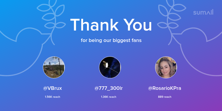 ppchvz242's tweet photo. Our biggest fans this week: VBrux, 777_300lr, RosarioKPra. Thank you! via https://t.co/zRGrY95cCk https://t.co/4616TMGyHt