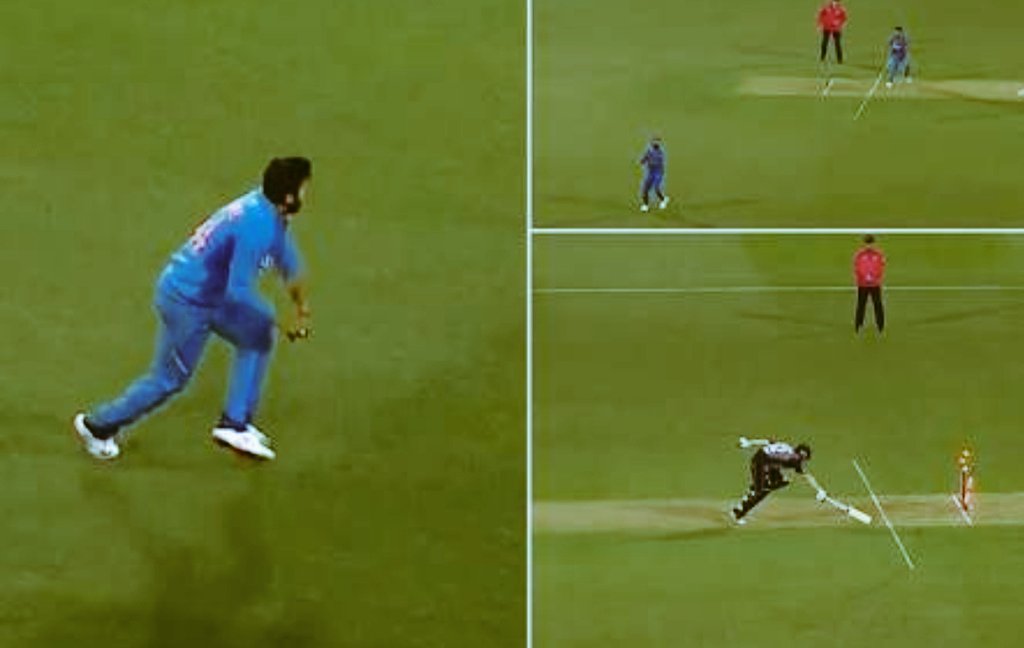 [2/10]Oo you kidding me....this is one of the most amazing pieces of relay Cricket you have ever seen ...This is Kohli absolutely stunning.
