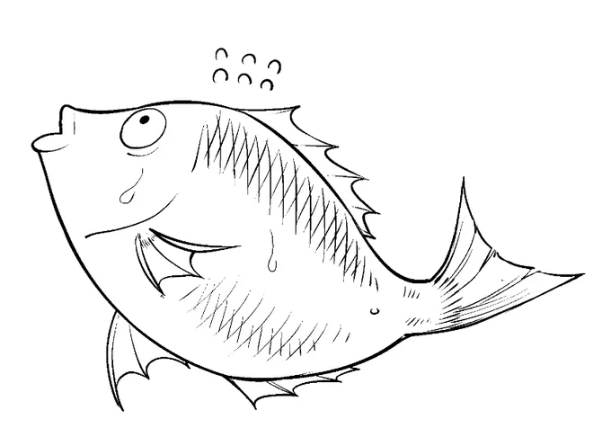 可愛く描けた気がする 