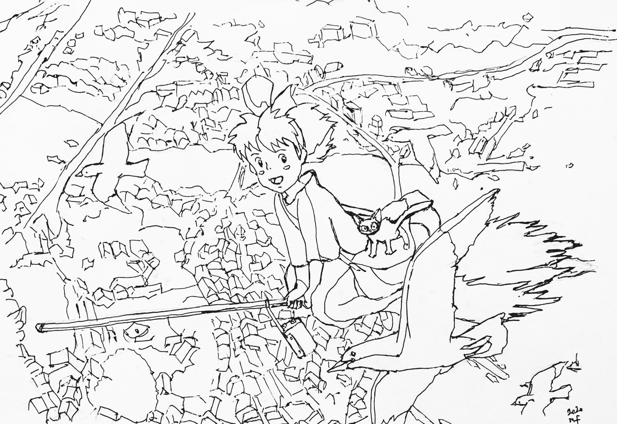 魔女の宅急便の絵 Twitter Search Twitter