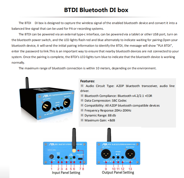 PLA always keep going!!!!
Day 1
BTDI Bluetooth DI box is on the way,
Are you ready ????