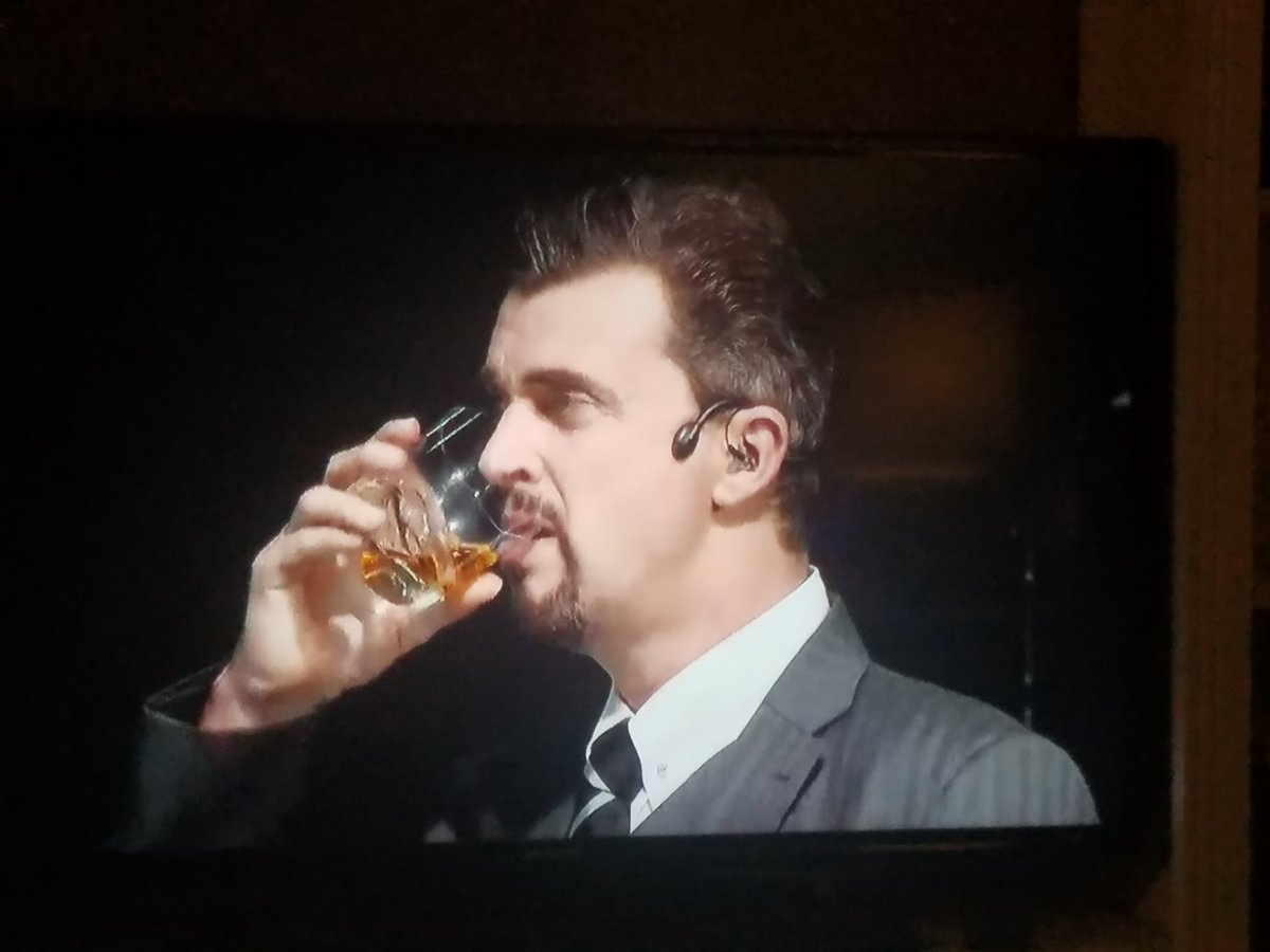 rebeccakehe's tweet photo. Caiaphas sitting there listening to Judas while enjoying a whiskey is a serious power move #JesusChristSuperstar #DamnedForAllTime #HolyWeek #GoodFriday2020 #Caiaphas https://t.co/8Of7KvH2Gb