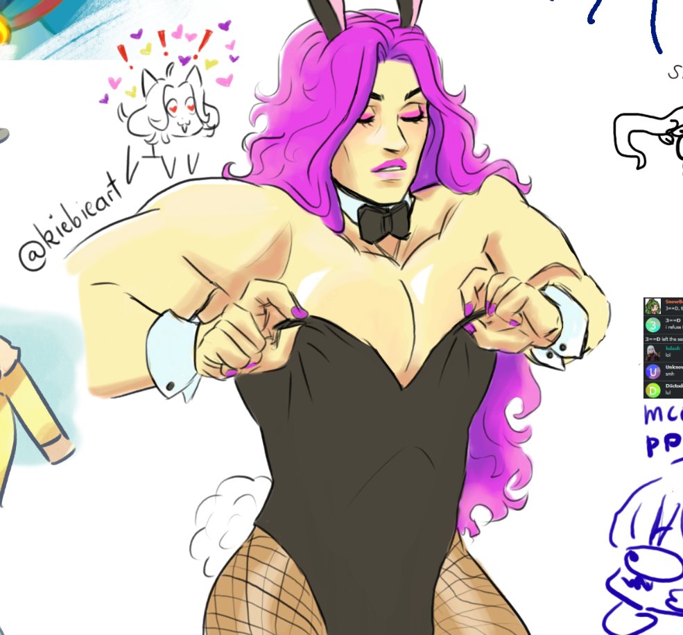 the bunny kars i drew this for year's easter drawpile vs last year's, cringe to see but im glad i can see improvement #rMalaysiaDrawpile 