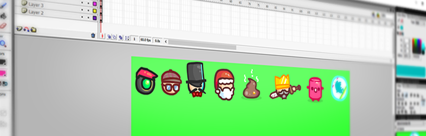 Working on some emotes for my Discord server. All are welcome to join here to keep updated on the things I'm working on: discord.gg/xkmGw4M - #indiegame #gamedev #2dart #flash #GameMakerStudio2