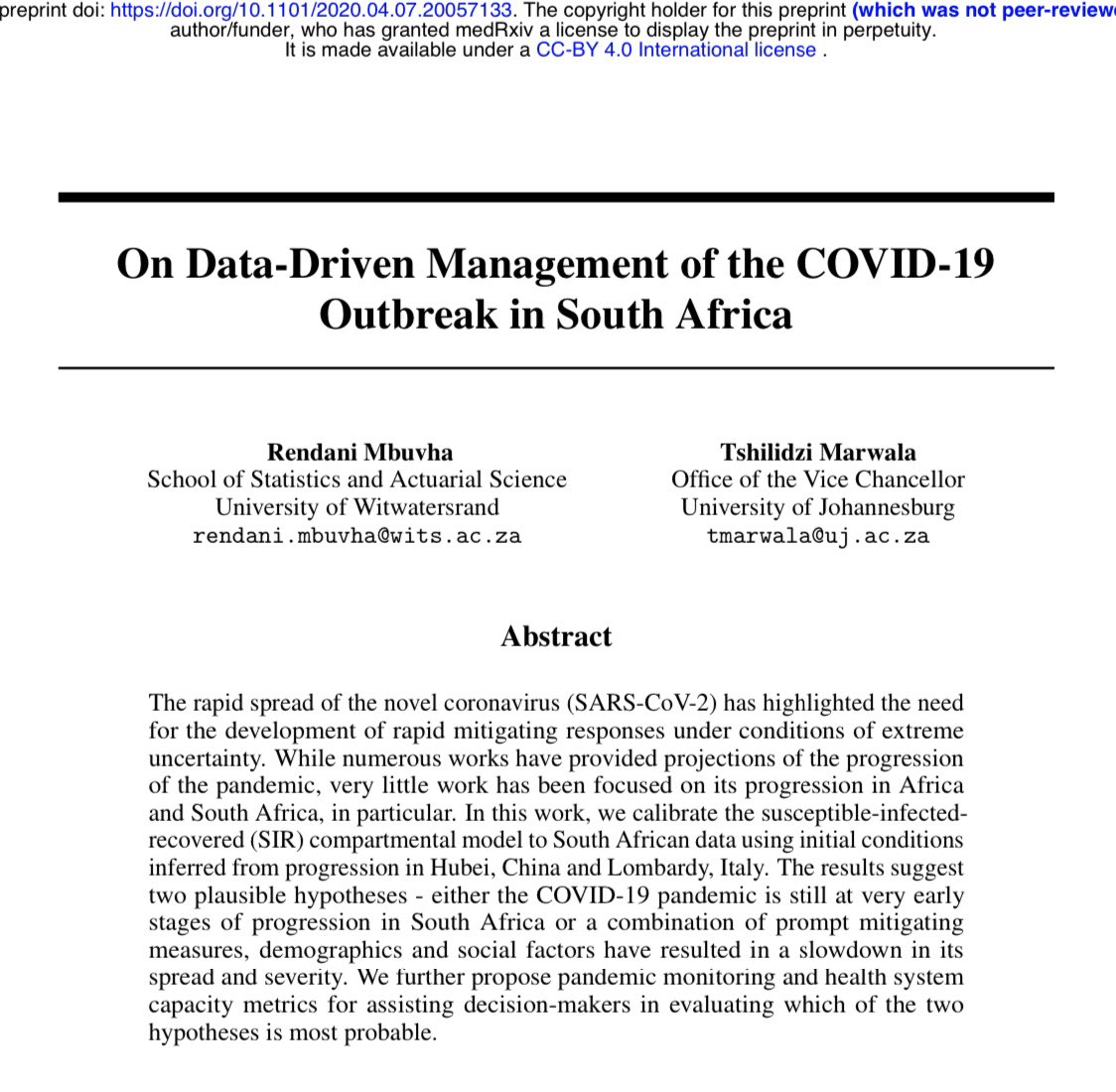 tmarwala's tweet photo. Science is the only solution to the coronavirus. Superstition is not the solution. Our latest mathematical paper on the coronavirus! https://t.co/6fEBiznxEn