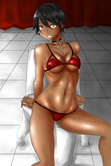 #ショートカットの日
ショート褐色はいいぞ 