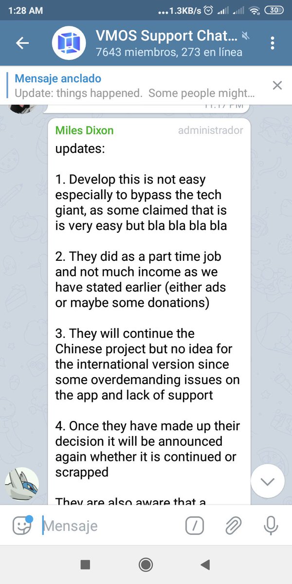 engel_go's tweet photo. VMOS/VFIN NEWS
To conclude... old VMOS Team wasn't able to find a solution for VFIN Update or something similar. The new VMOS Team maybe neither...At the moment is the end for VMOS Users, most of the Users with Android 8, 9, 10 need to root to spoof!
#AndroidSpoofing #VMOSNews https://t.co/hMdZkKcsUU