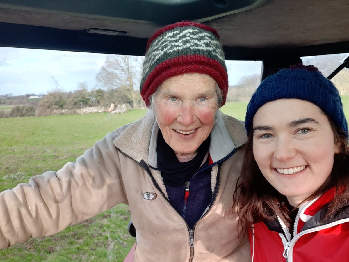 Myself and the real boss woman aka Granny, will be on <a href="/RTECountryWide/">CountryWide</a> this morning talking about the conundrum of farming while trying to social distance during the #coronavirus pandemic ➡️📻