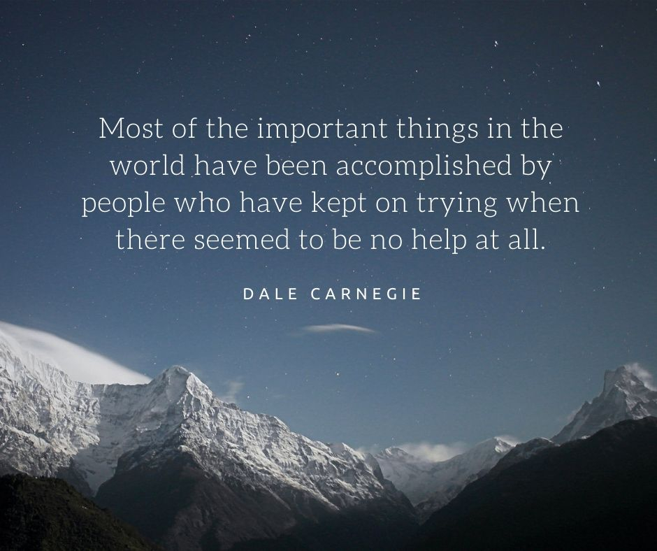 motiveex's tweet photo. "Most of the important things in the world have been accomplished by people who have kept on trying when there seemed to be no hope at all."
― Dale Carnegie

Get your daily dose of motivation in bite-size, for FREE:
https://t.co/7AhD6mOe4n
.
.
.
.
.
.
.
#dalecarnegie #motivates https://t.co/klSledgsPq